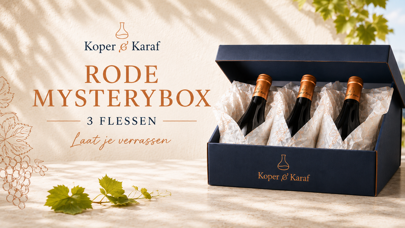 Rode Mystery Box - 3 flessen rode wijn
